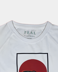 Red Horizon Drift Graphic T-Shirt