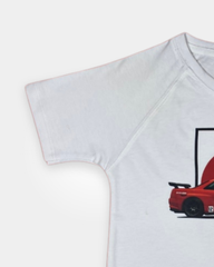 Red Horizon Drift Graphic T-Shirt