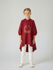 Ruby Bloom Embroidered Top