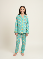 Mint Citrus Night Suit