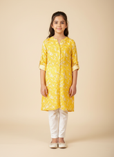 Sunny Bloom Button-Down Top