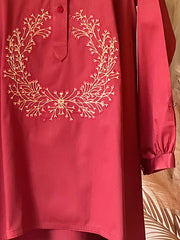 Ruby Bloom Embroidered Top