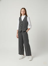 Classic Pinstripe Formal Two-Piece Set