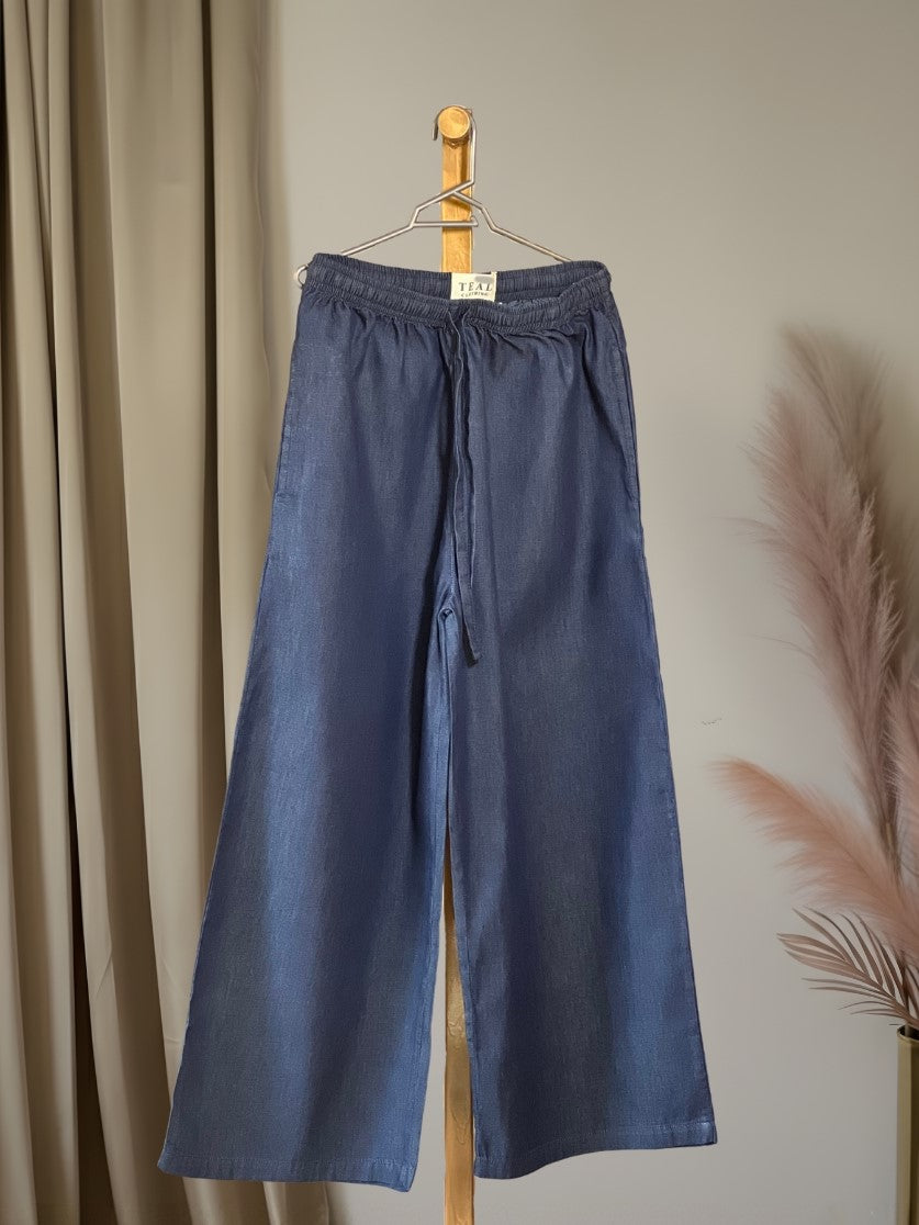 Denim Straight Trouser