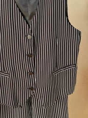 Classic Pinstripe Formal Two-Piece Set