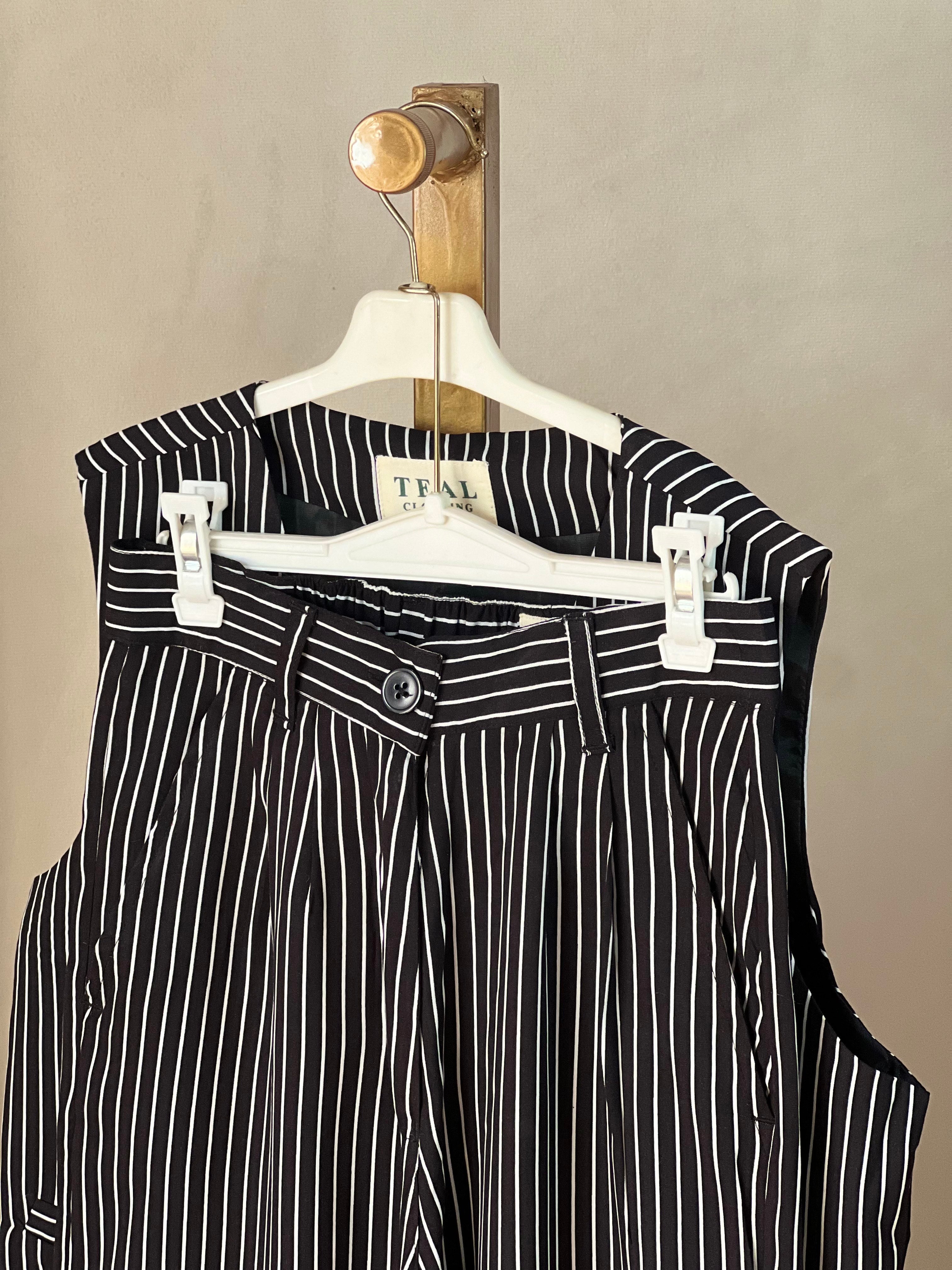 Classic Pinstripe Formal Two-Piece Set
