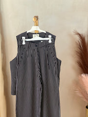 Classic Pinstripe Formal Two-Piece Set