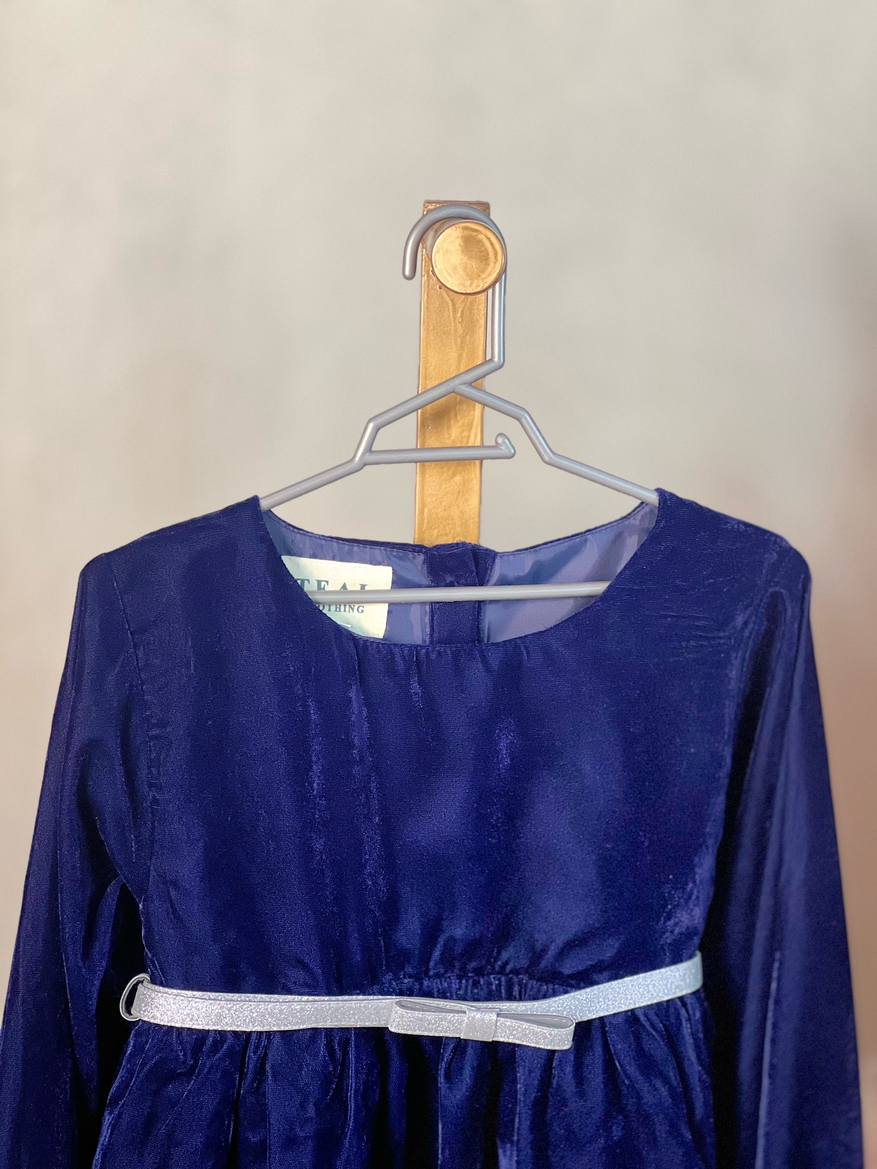Blue Velvet Frock