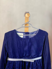 Blue Velvet Frock